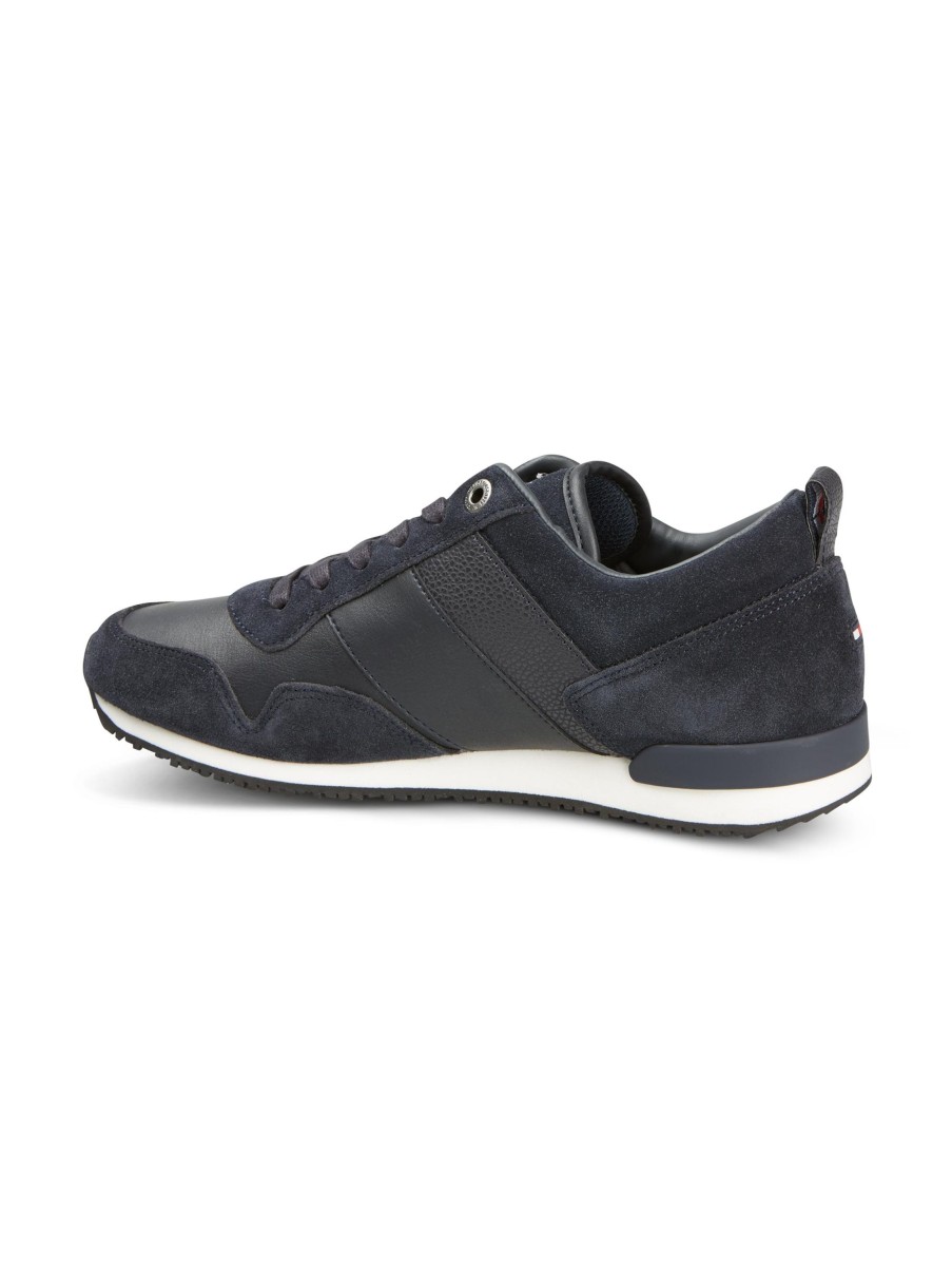 Manner Tommy Hilfiger Sneakers | Sneaker Aus Material-Mix Marine