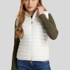 Frauen Save the Duck Gilets & Westen | Steppgilet Weiss