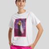 Frauen Luisa Cerano T-Shirts & Shirts | T-Shirt Mit Print Weiss