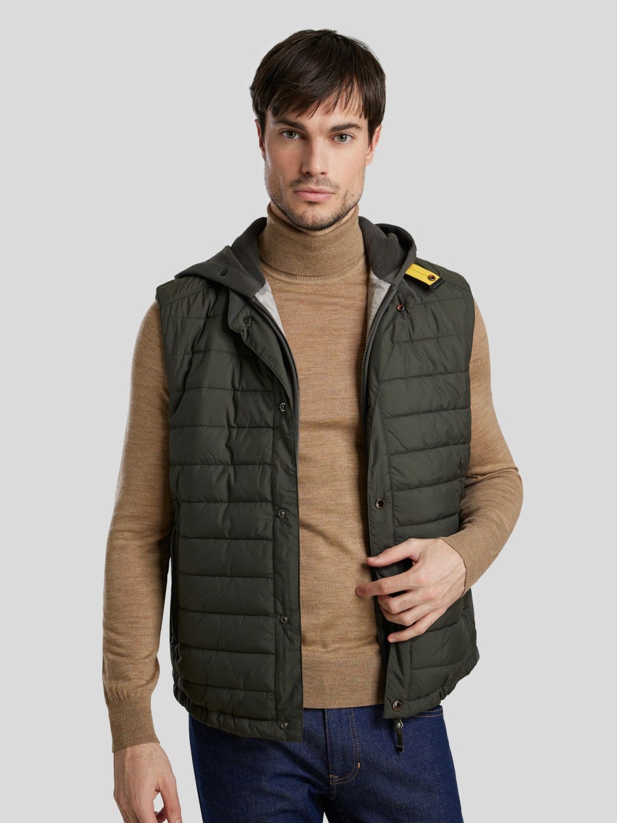 Manner Parajumpers Gilets & Westen | Steppweste Schlamm