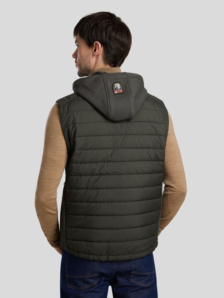 Manner Parajumpers Gilets & Westen | Steppweste Schlamm