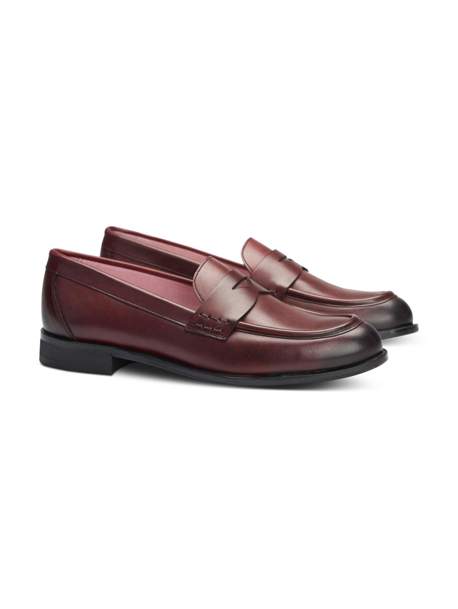 Frauen Castellano Halbschuhe | Loafer Beatriz Bordeaux