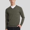 Manner Paul Kehl Pullover & Strickjacken | Pullover Aus Kaschmir Oliv