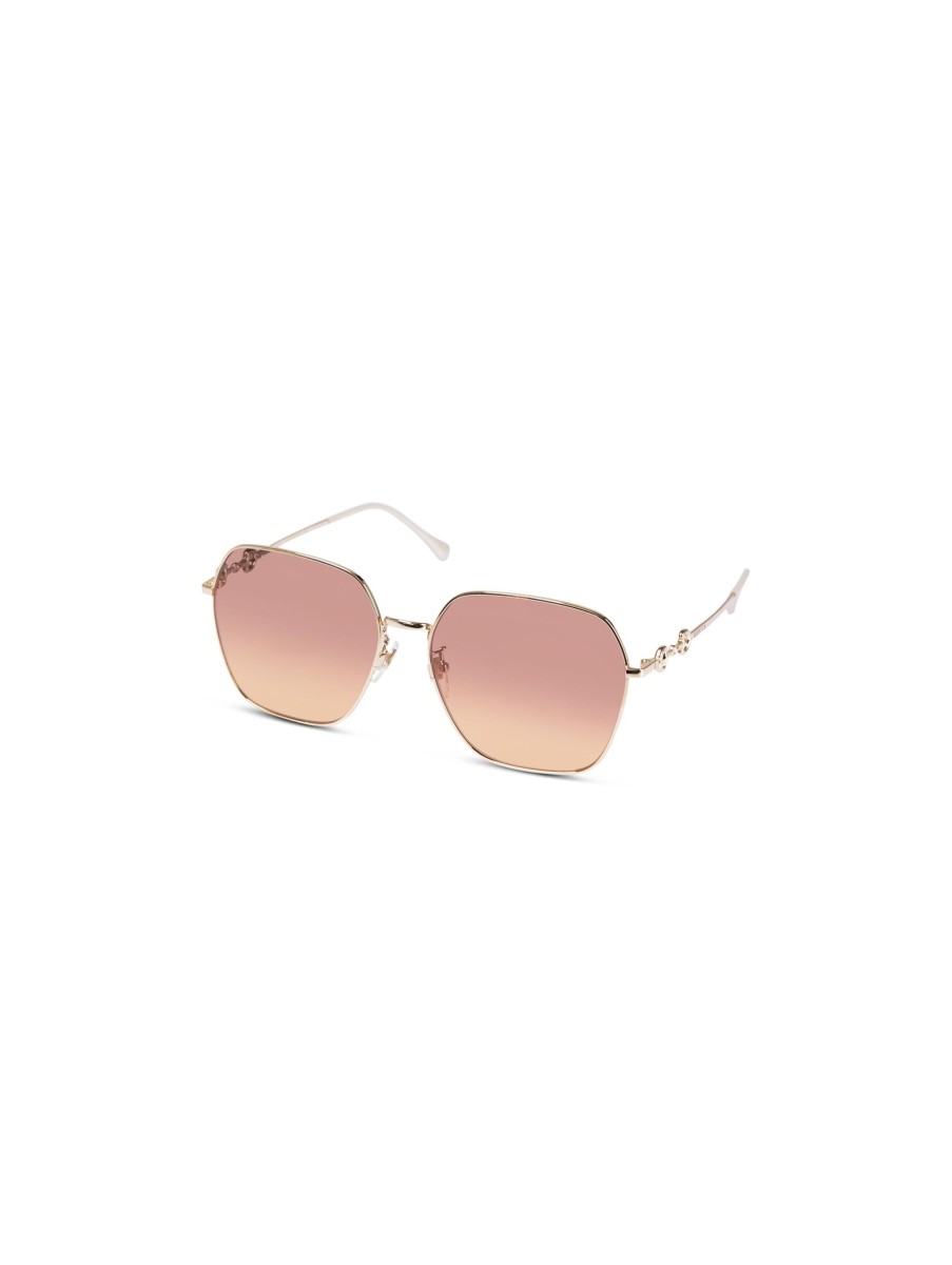 Frauen Gucci Sonnenbrillen | Sonnenbrille Gold