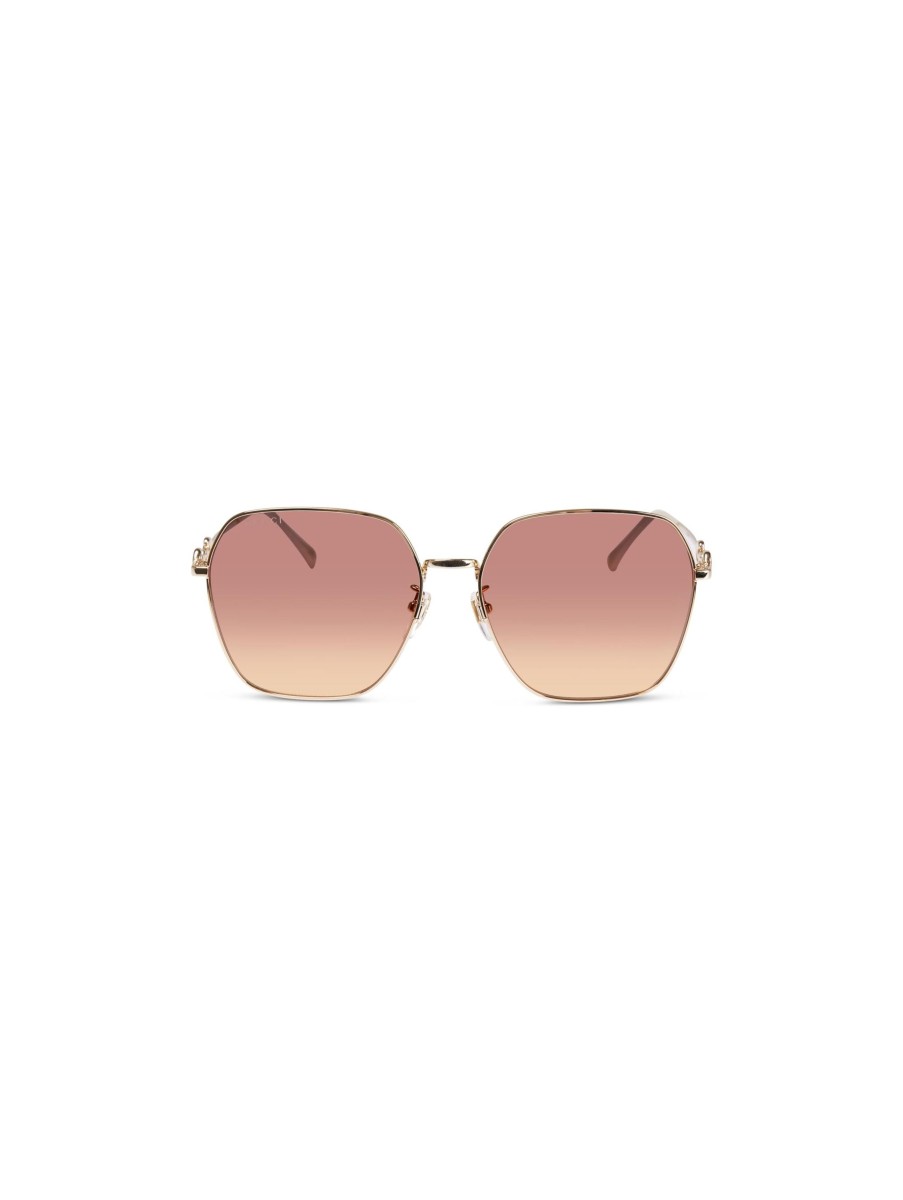 Frauen Gucci Sonnenbrillen | Sonnenbrille Gold