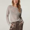 Frauen Comma Pullover & Strick | Strickpullover Beige