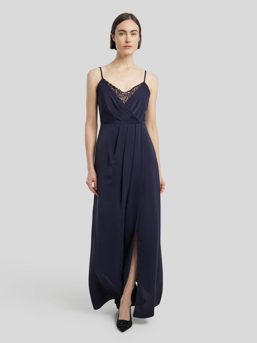 Frauen Vera Mont Kleider | Cocktailkleid Marine