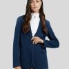 Frauen Rich&Royal Blazer | Blazer Aus Jogg-Denim Dark Denim