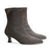 Frauen Pedro Miralles Boots & Stiefeletten | Stiefeletten Mit Lurex Bronze