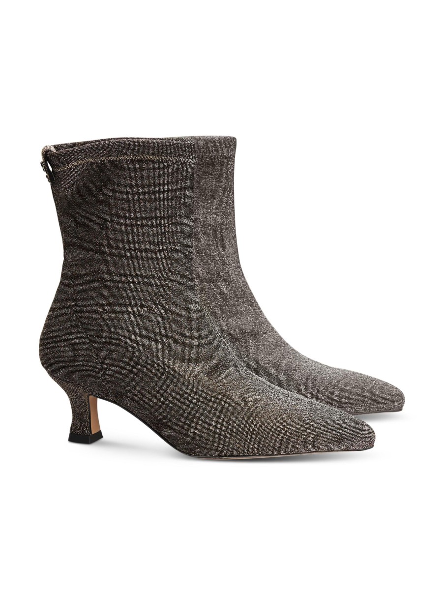 Frauen Pedro Miralles Boots & Stiefeletten | Stiefeletten Mit Lurex Bronze