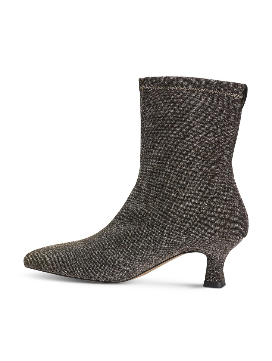 Frauen Pedro Miralles Boots & Stiefeletten | Stiefeletten Mit Lurex Bronze