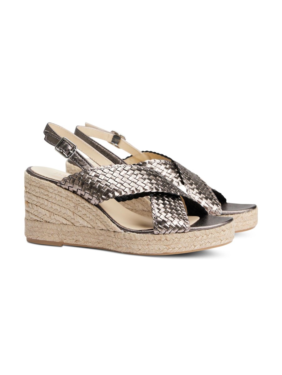 Frauen Paul Kehl Sandalen & Sandaletten | Wedges Metallic