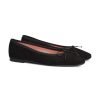 Frauen Pretty Ballerinas Ballerinas | Ballerina Aus Veloursleder Schwarz