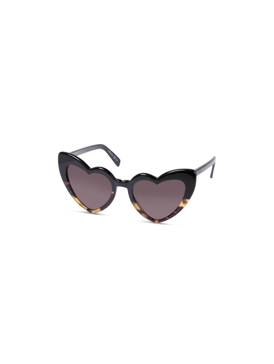 Frauen Saint Laurent Sonnenbrillen | Sonnenbrille Loulou Schwarz