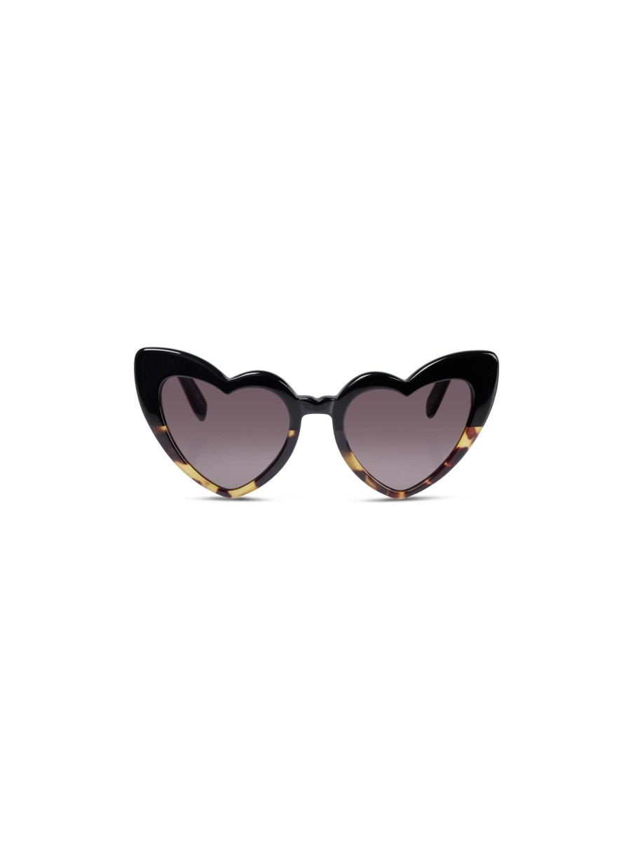 Frauen Saint Laurent Sonnenbrillen | Sonnenbrille Loulou Schwarz