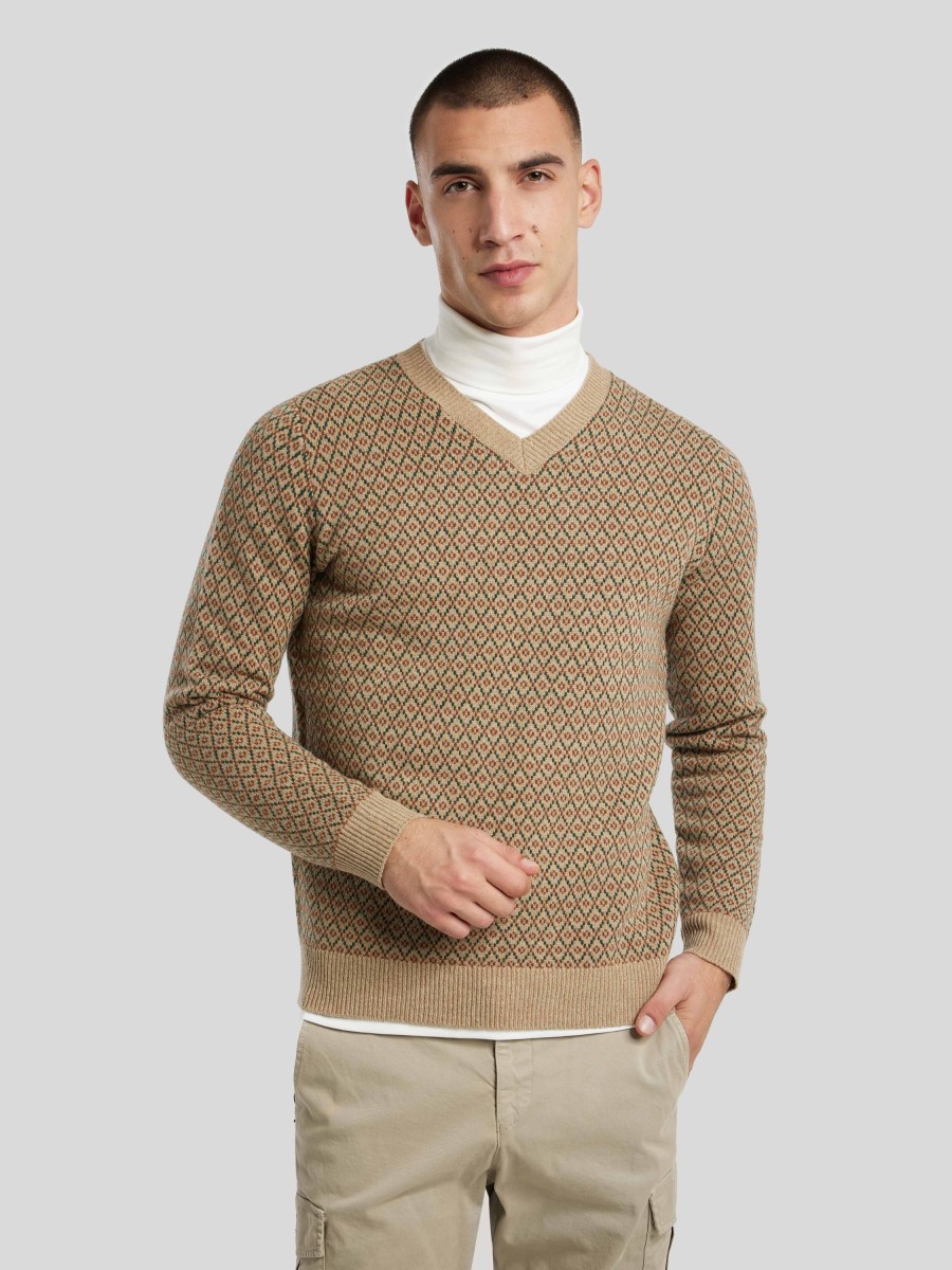 Manner Paul Pullover & Strickjacken | Pullover Beige