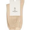 Frauen Becksöndergaard Wasche & Loungewear | Socken Solid Drake Beige