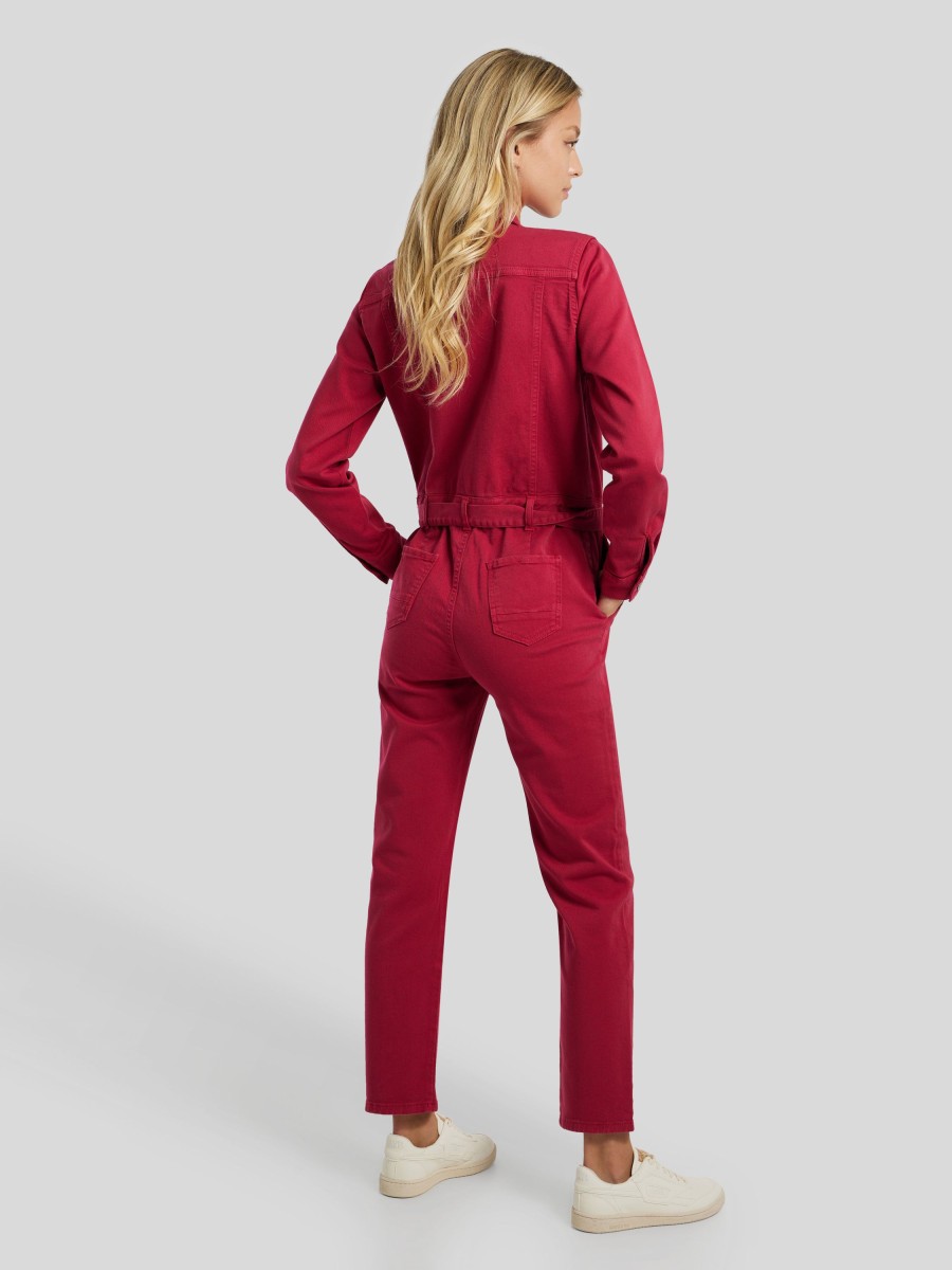 Frauen Luisa Rossi Overalls & Jumpsuits | Overall Aus Denim Linda Fuchsia