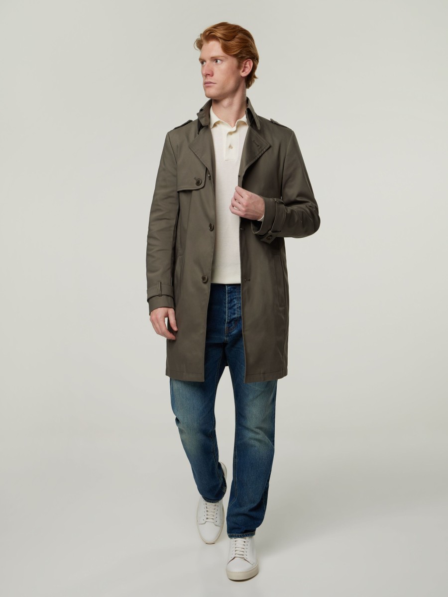 Manner Drykorn Mantel | Trenchcoat Skopje Oliv