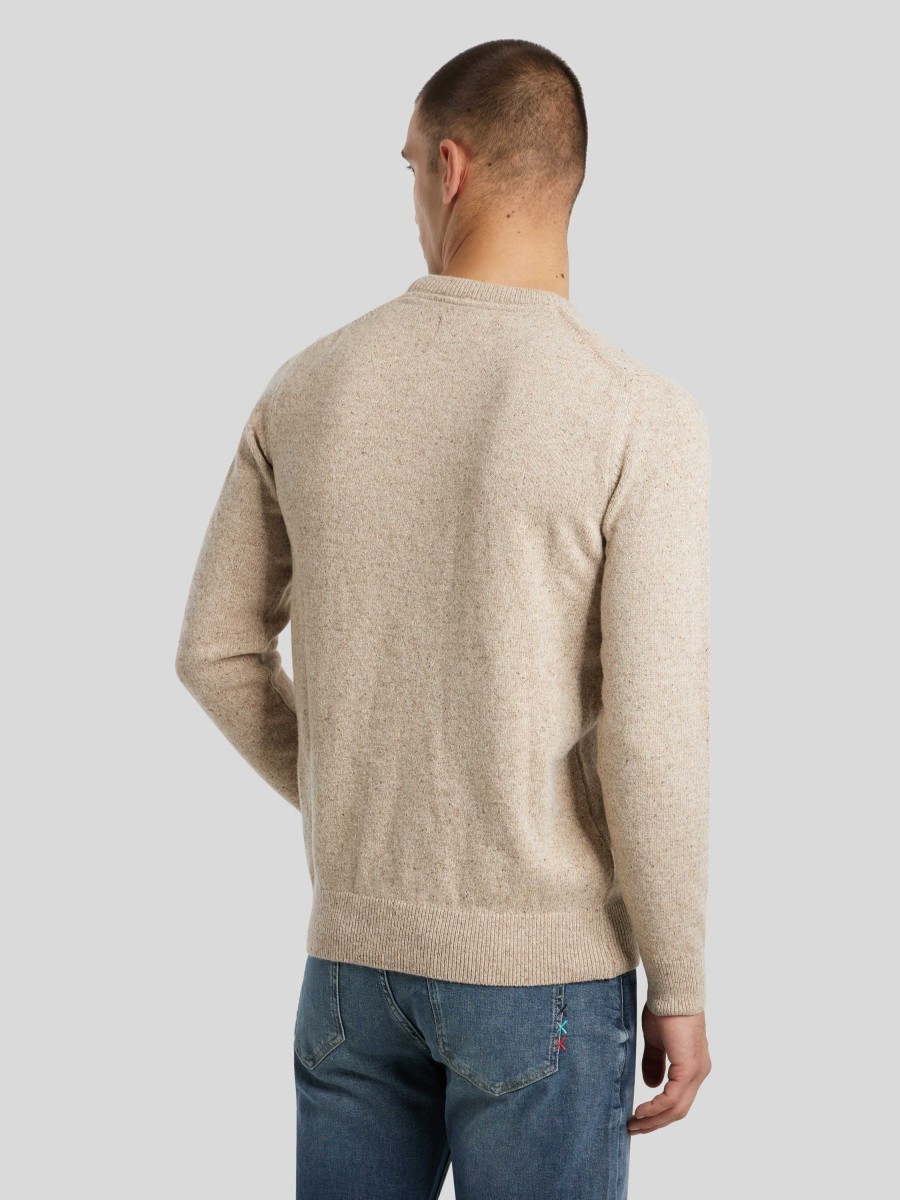 Manner Barbour Pullover & Strickjacken | Strickpullover Ecru