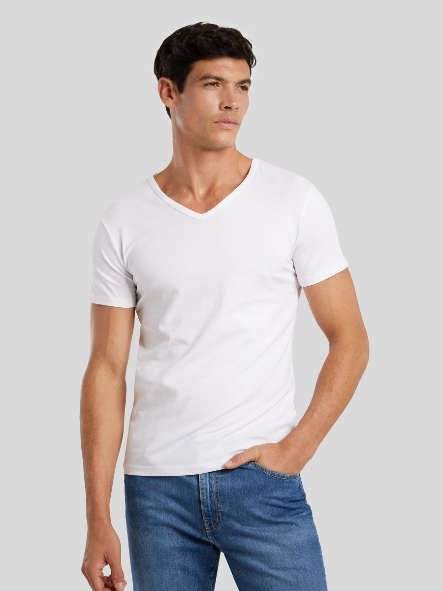 Manner Paul Kehl Wasche & Loungewear | T-Shirts 3Er Set Weiss