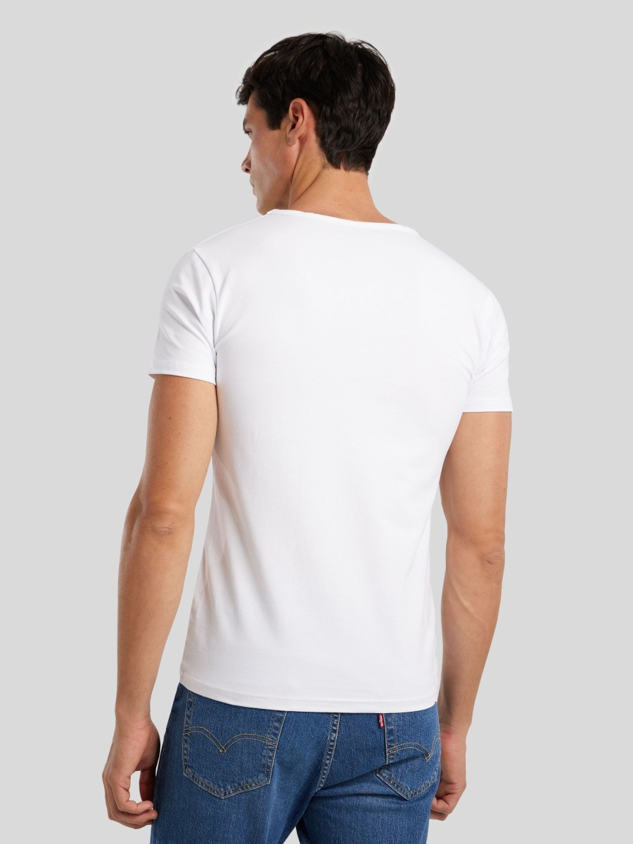 Manner Paul Kehl Wasche & Loungewear | T-Shirts 3Er Set Weiss