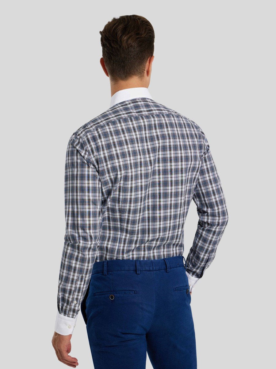 Manner Paul Hemden | Hemd Im Extra Slim Fit Marine