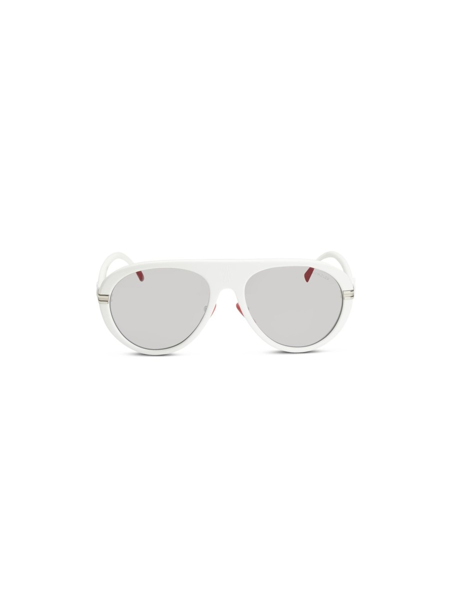 Frauen Moncler Soleil Sonnenbrillen | Sonnenbrille Weiss