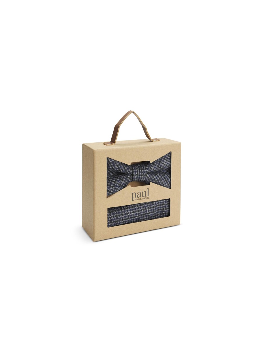 Manner Paul Krawatten & Accessoires | Fliege & Pochette Set Marine