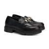 Frauen Marc Cain Halbschuhe | Loafer Schwarz