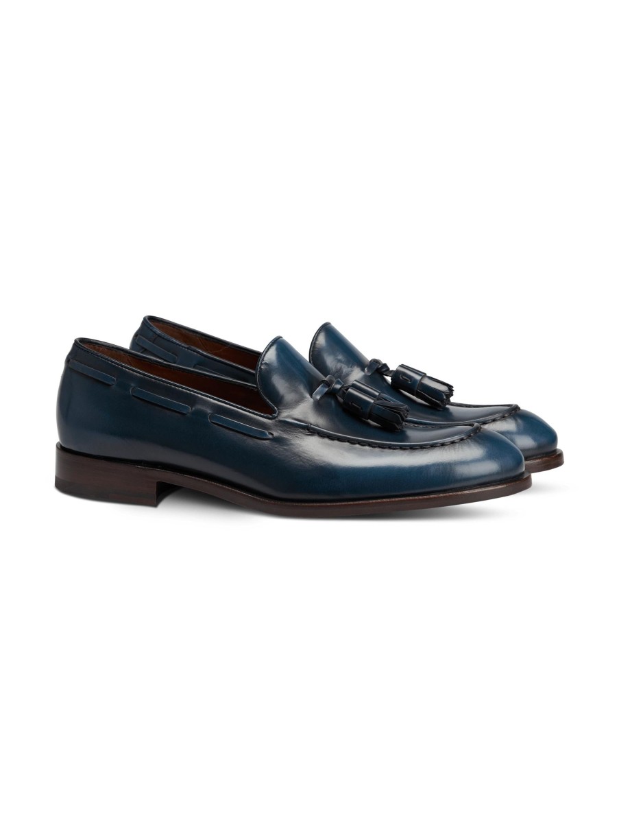 Manner Fratelli Rossetti Loafers & Slippers | Loafer Mit Tasseln Marine