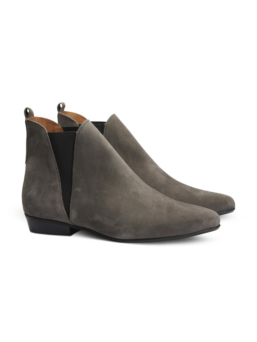 Frauen Anonymous Copenhagen Boots & Stiefeletten | Chelsea Boot Rita Grau