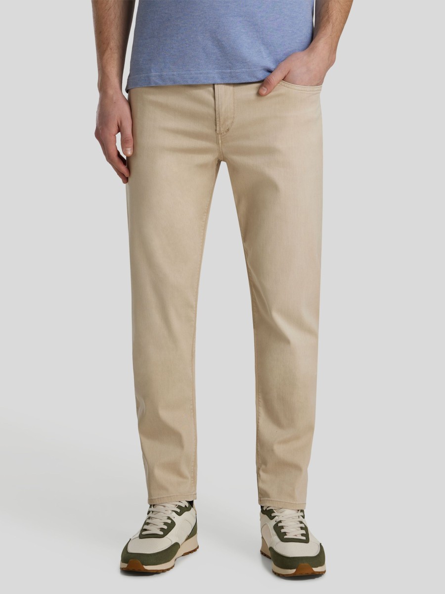 Manner Alberto Jeans | Jeans Im Regular Fit Pipe Beige