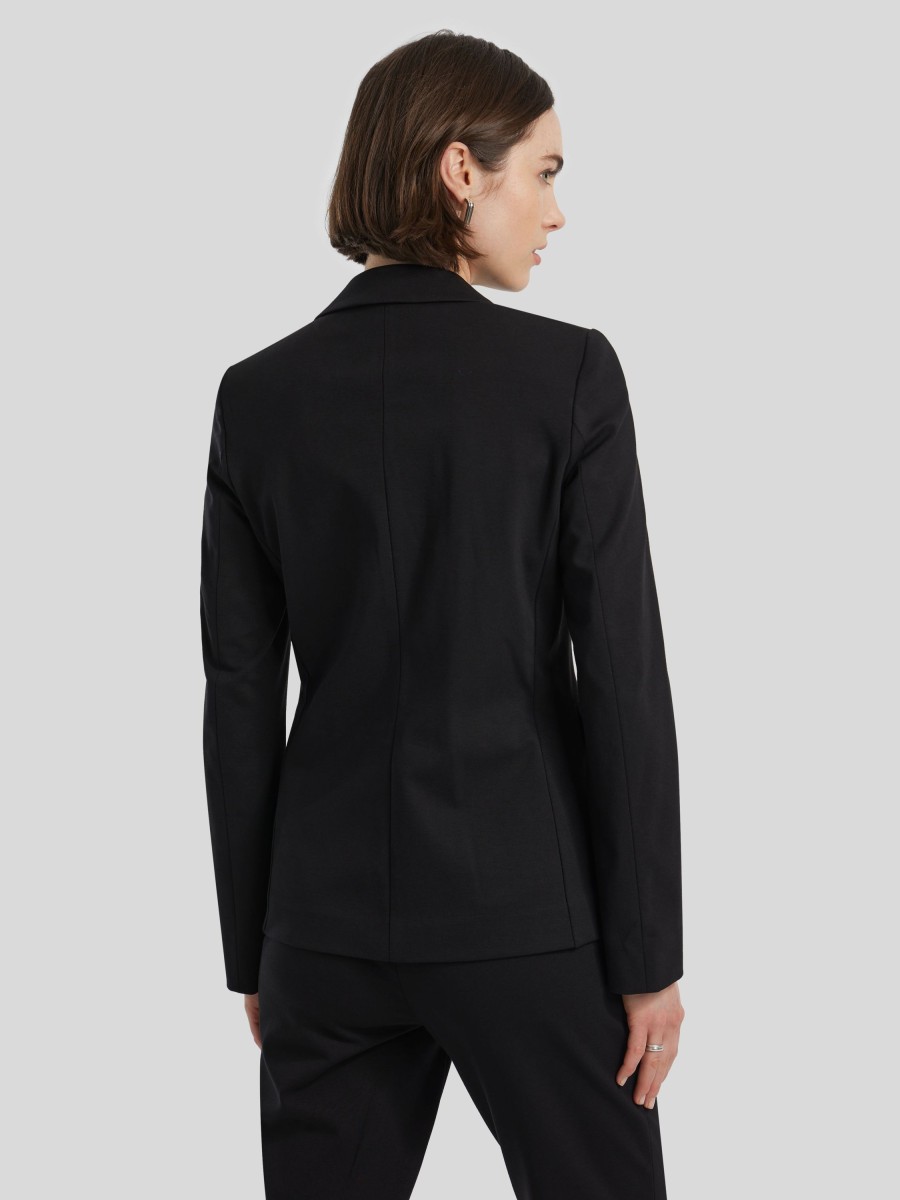 Frauen Luisa Cerano Blazer | Blazer Aus Punto-Milano Schwarz