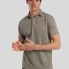 Manner Hackett Polo-Shirts | Polo-Shirt Aus Leinen Taupe