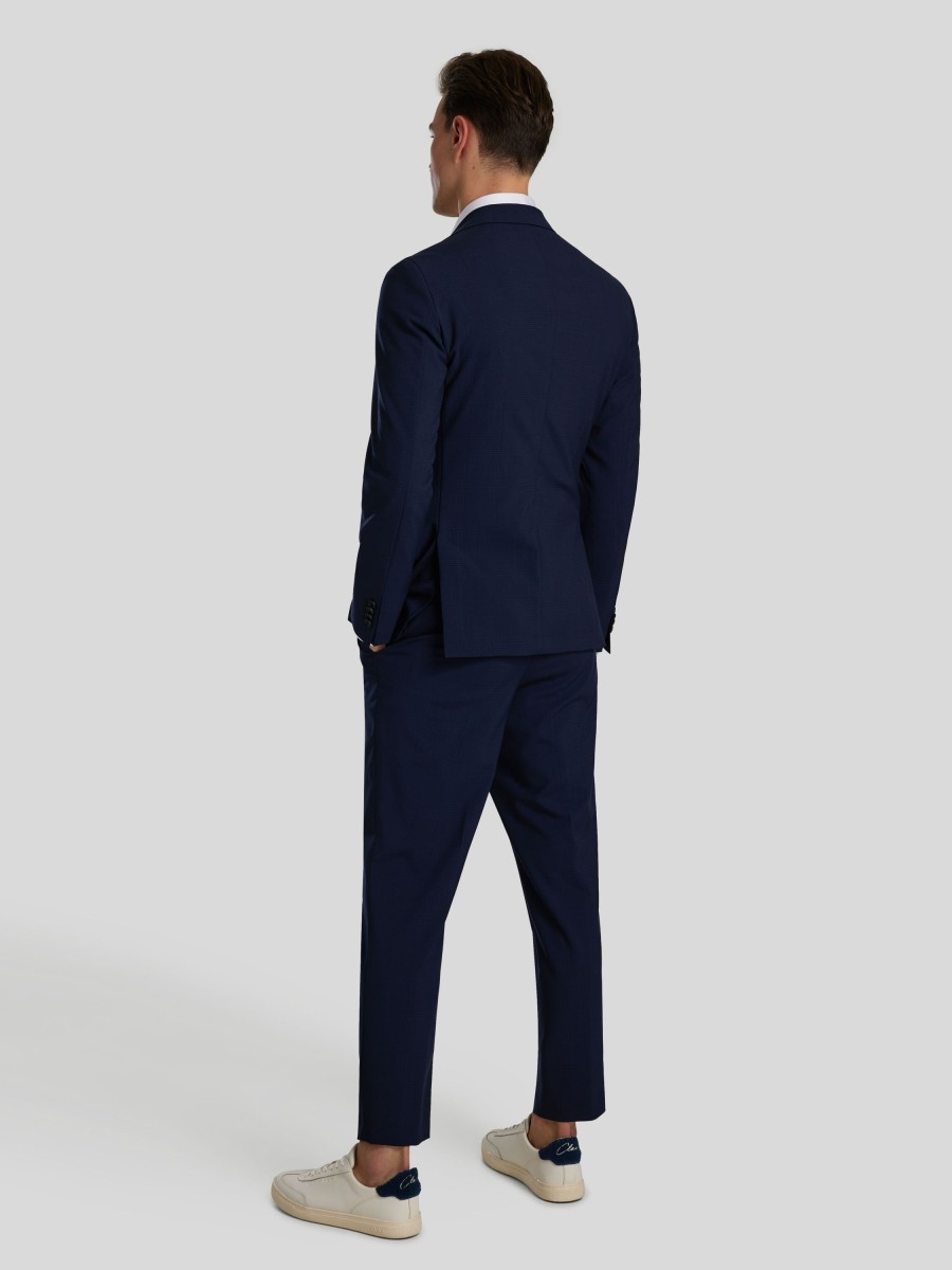 Manner BOSS Men Anzuge | Anzug 2-Teilig Im Slim Fit Marine