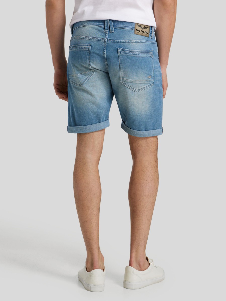 Manner PME Legend Shorts | Bermudas Im Slim Fit Hellblau