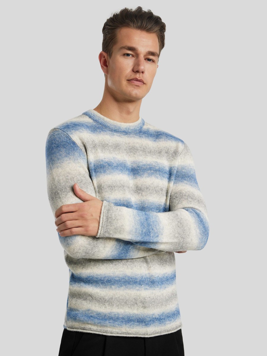 Manner Drykorn Pullover & Strickjacken | Pullover Leando Mittelblau