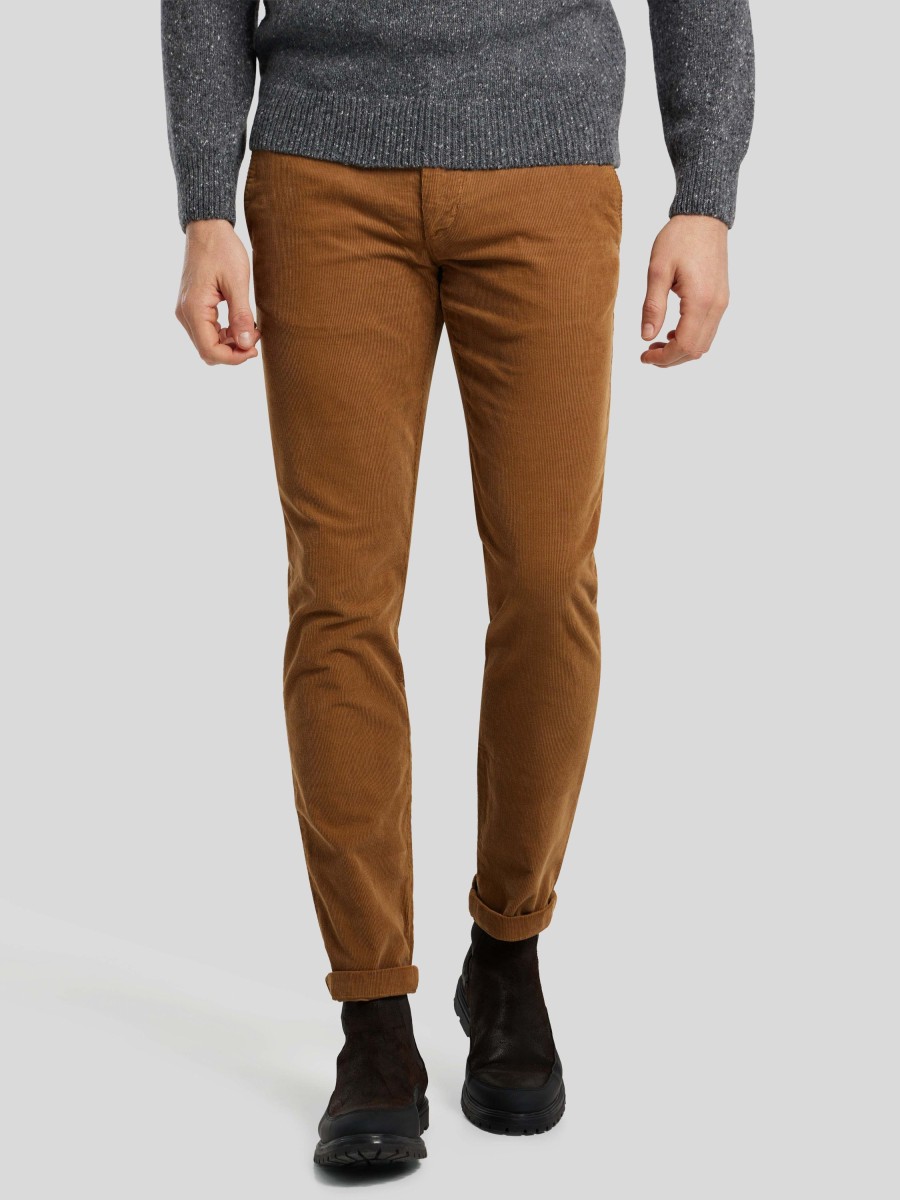 Manner Tommy Hilfiger Hosen | Cordhose Im Slim Fit Bleecker Camel