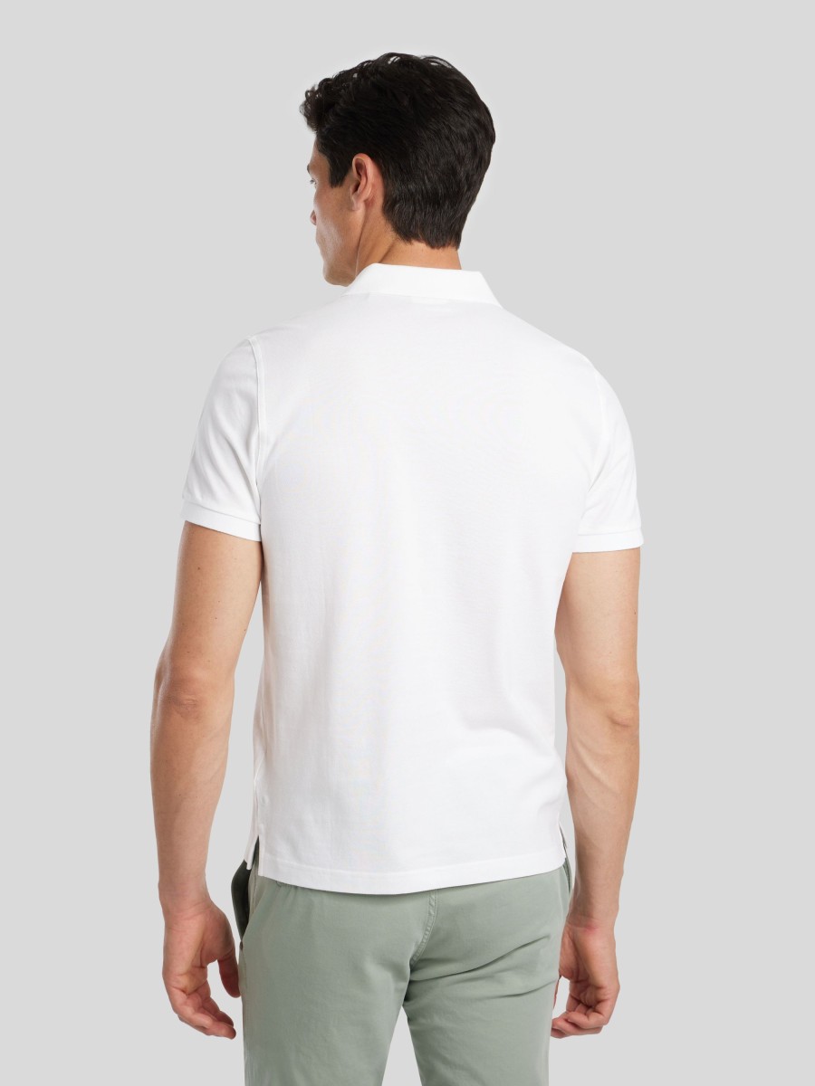 Manner Gant Polo-Shirts | Polo-Shirt Im Regular Fit Weiss