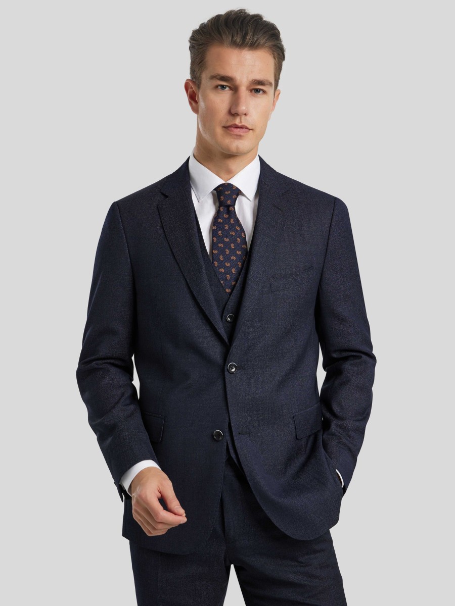 Manner Paul Kehl Anzuge | Anzug 3-Teilig Im Tailored Fit Marine