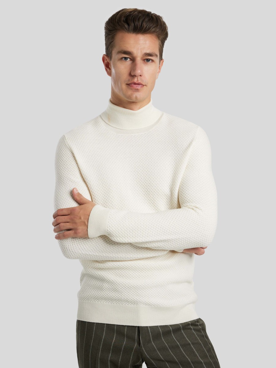 Manner Burger Pullover & Strickjacken | Pullover Ecru