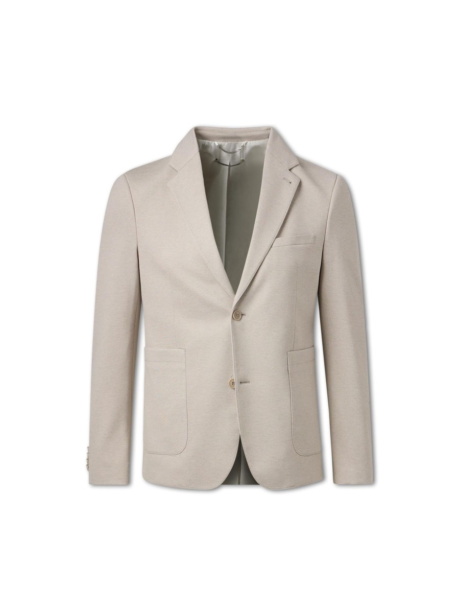 Manner Drykorn Vestons | Veston Aus Jersey Carles Beige