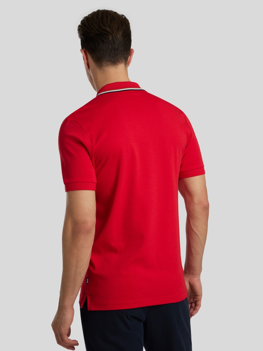 Manner BOSS Men Polo-Shirts | Polo-Shirt Rot