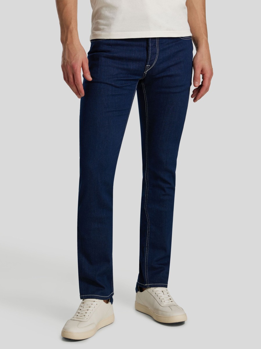 Manner Handpicked Jeans | Jeans Im Straight Fit Rovello Marine