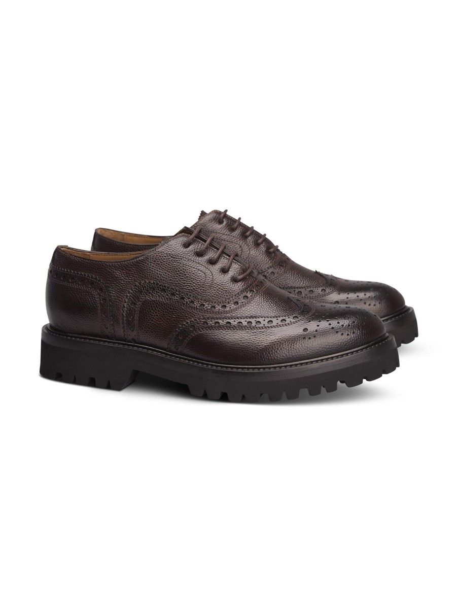 Manner Paul Kehl Business-Schuhe | Oxfordschuhe Dunkelbr.