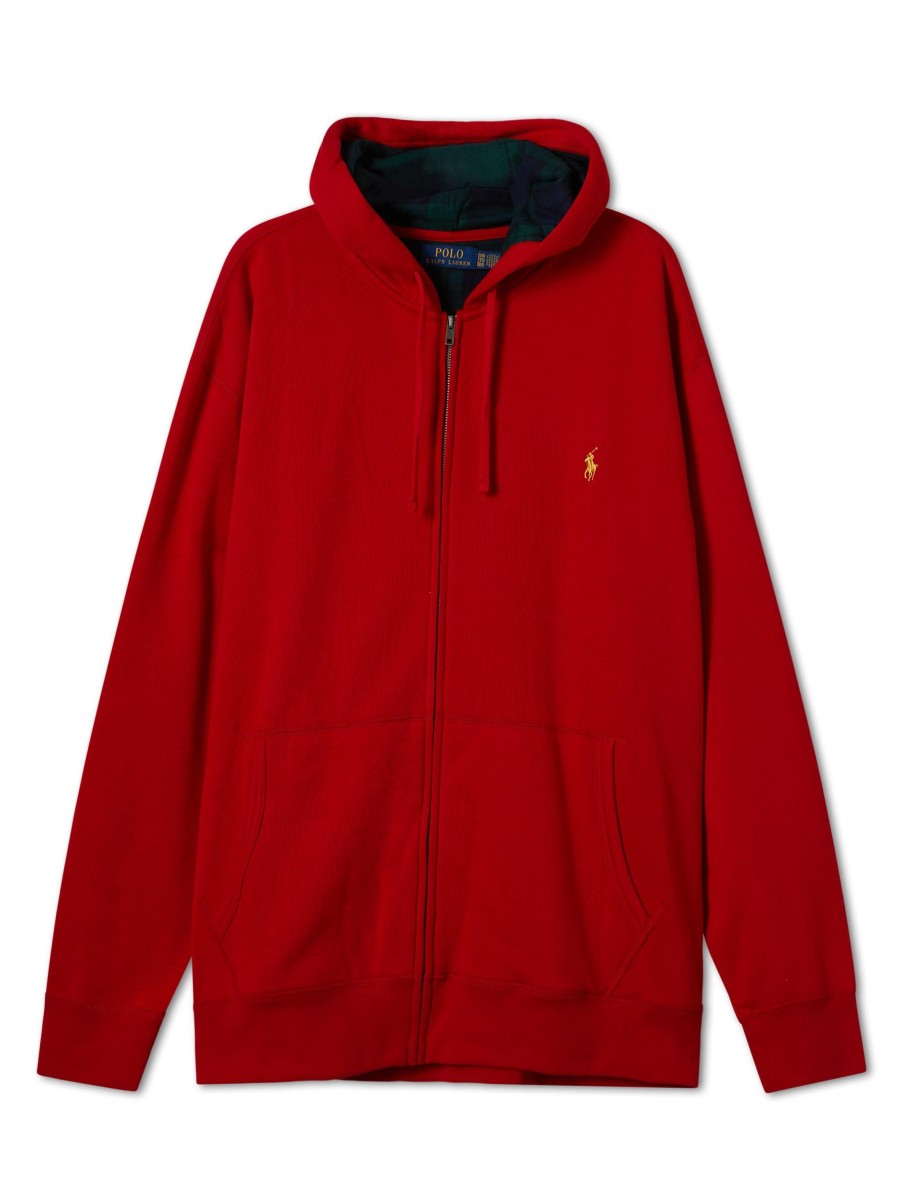 Manner Polo Ralph Lauren Grosse Grossen | Sweatjacke Mit Logo Rot