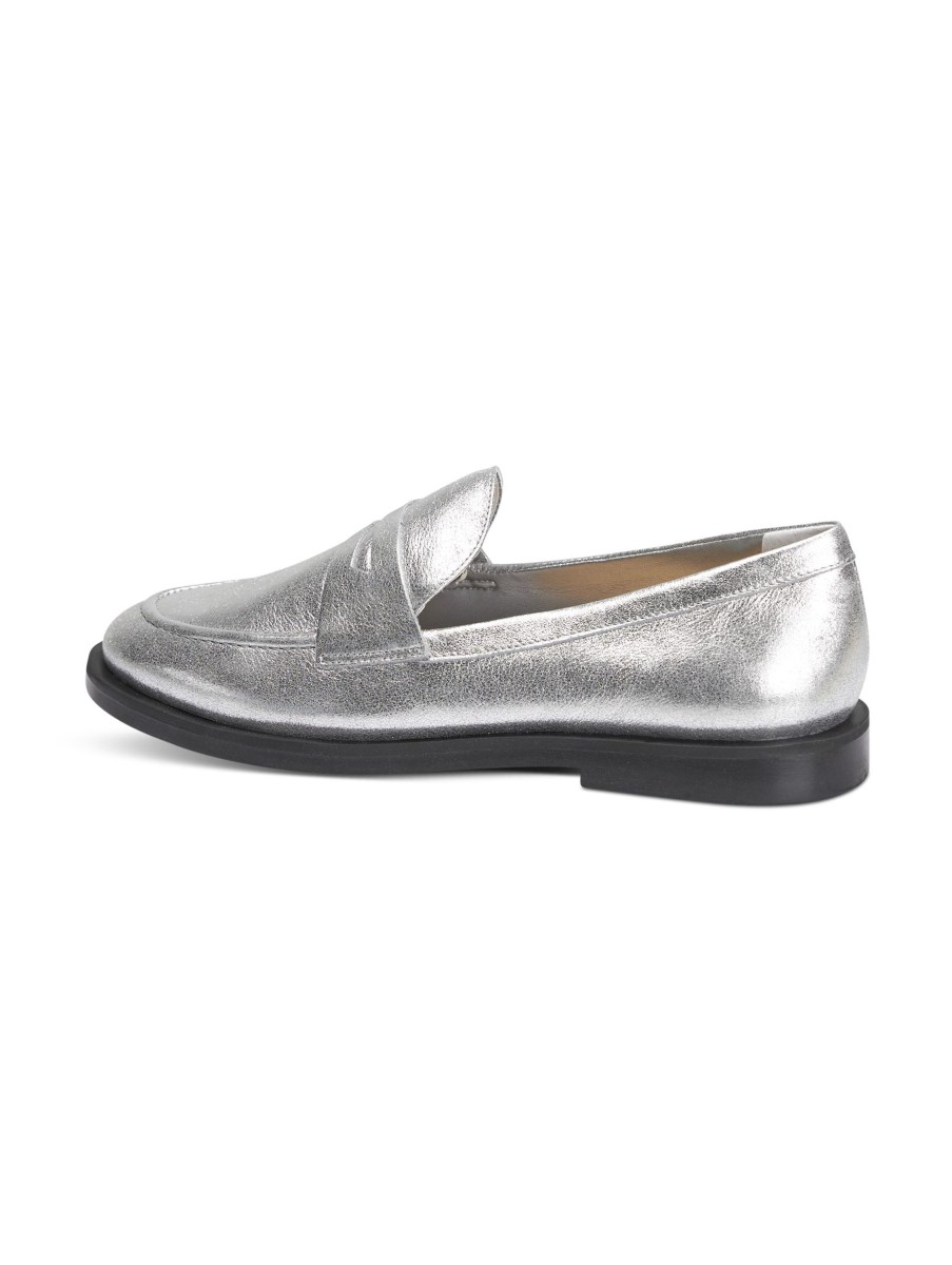 Frauen Carrano Halbschuhe | Penny Loafer Silber