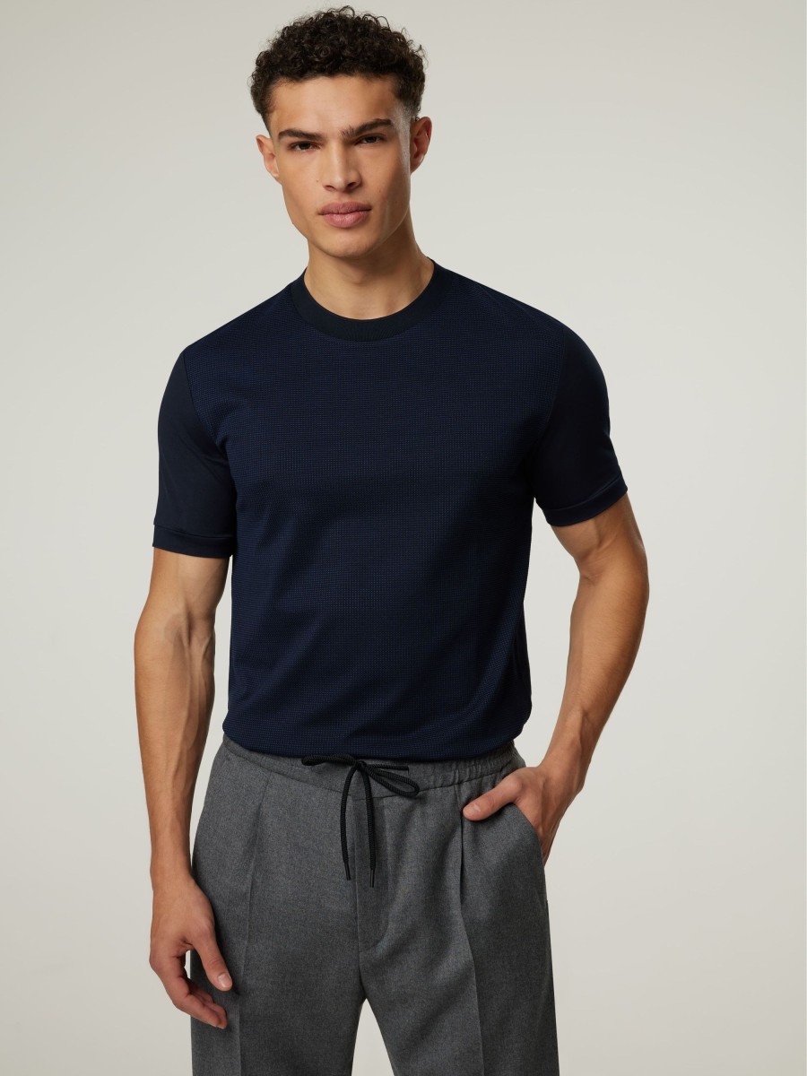 Manner BOSS Men T-Shirts & Shirts | T-Shirt Tibut Marine