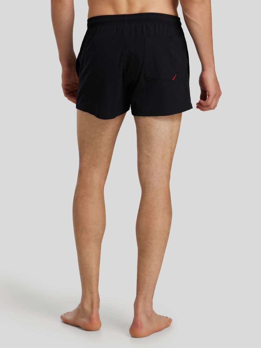 Manner Hugo Sportswear Badehosen | Badehose Mit Logo Schwarz